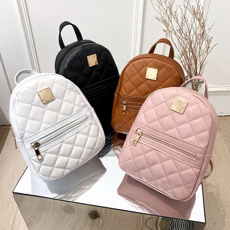 Mini Backpack Purse - 자수 백팩 2021 여성 가방 한국