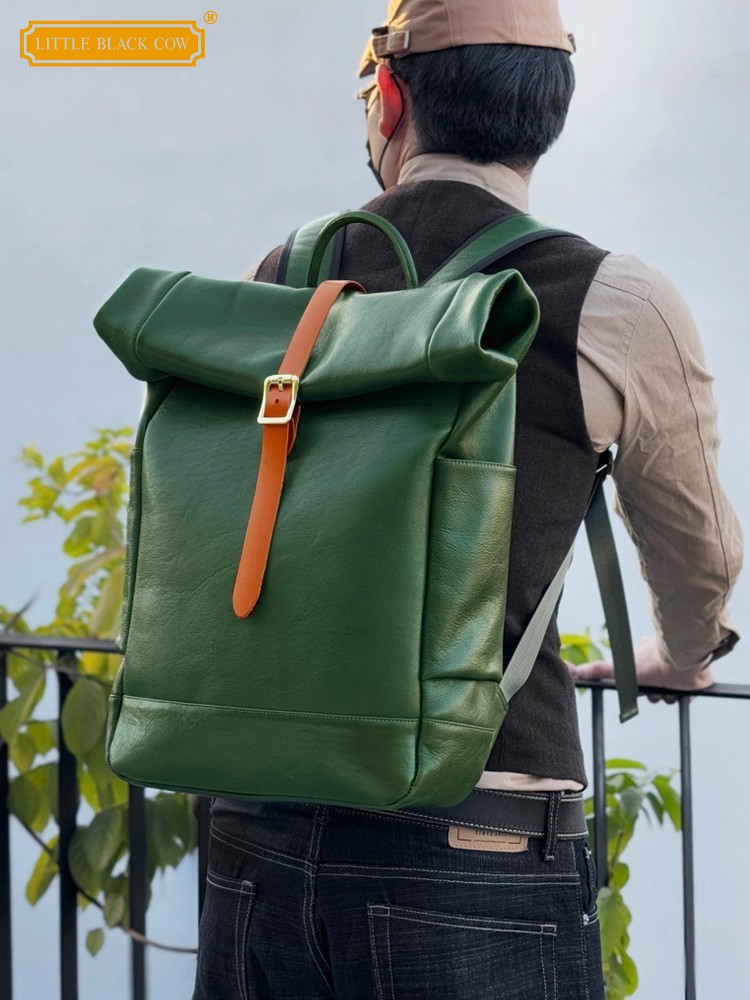 대용량 남성용 정품 가죽 백팩 빈티지 수제 사무실 남성 - Leather Backpack Vintage 리뷰 및 가격