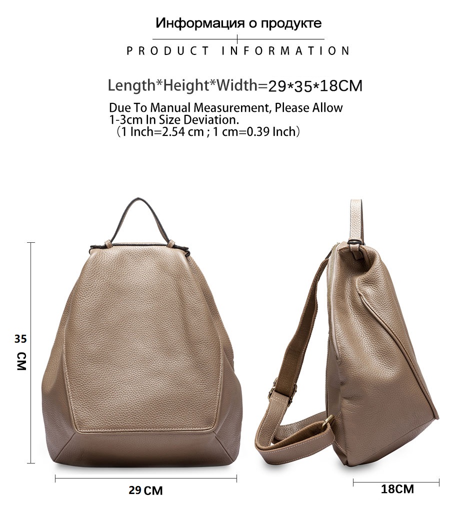 Zency 여성 100% 정품 가죽 도난 방지 배낭 여 - Leather Backpack Vintage 리뷰 및 가격