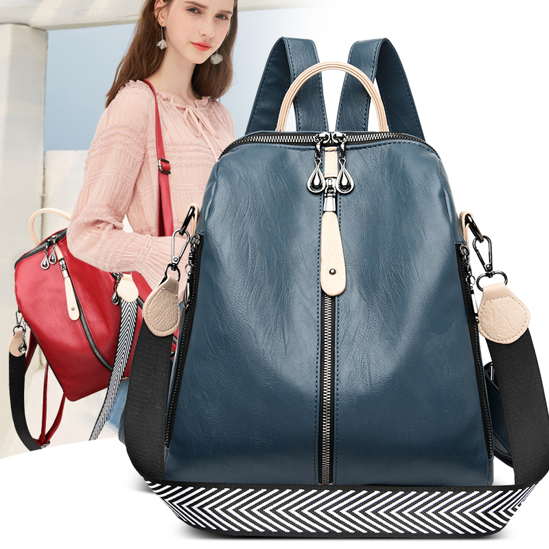 여성용 부드러운 가죽 백팩, 여성용 패션 백팩, 화이트 - Leather Backpack Vintage 리뷰 및 가격