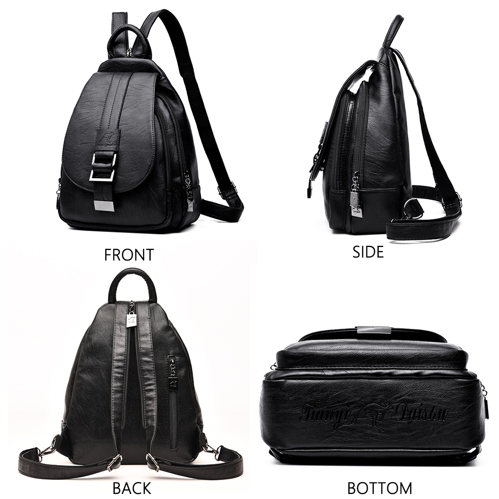 디자이너 여성용 가죽 백팩, 십대 소녀용 학교 가방,  - Leather Backpack Vintage 리뷰 및 가격