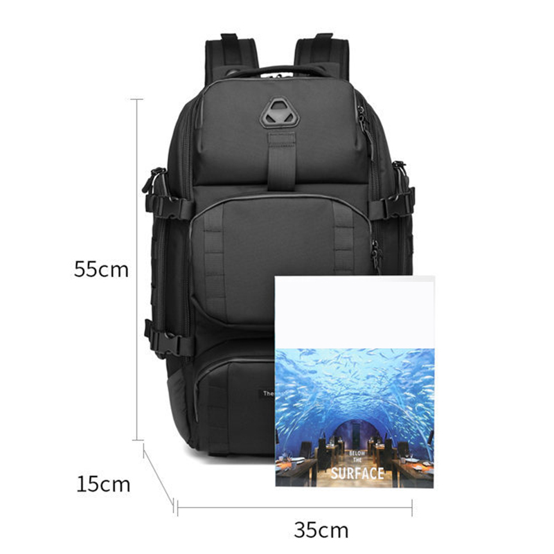 남성용 신형 전술 배낭 야외 하이킹 배낭 대용량 다기능 - Hiking Backpack Waterproof 리뷰 및 가격