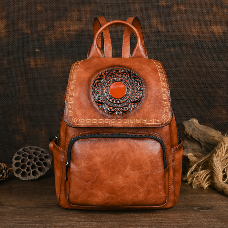 Johnature 2026 새로운 빈티지 수제 여성용  - Leather Backpack Vintage 리뷰 및 가격
