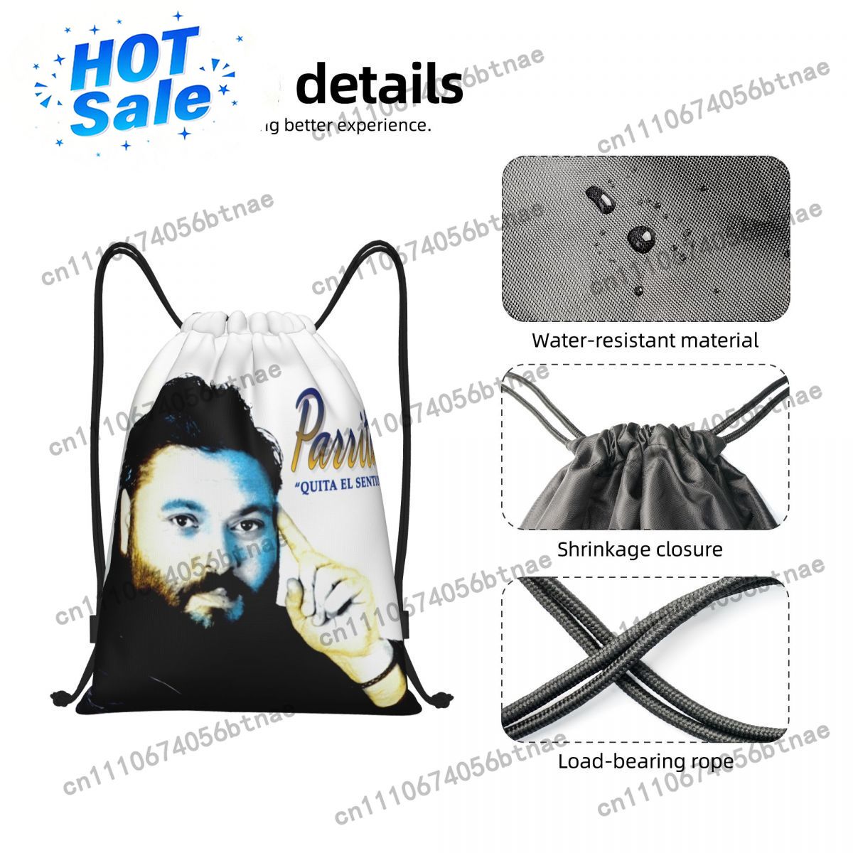 맞춤형 Vicente De Castro Parrita  - Drawstring Gym Bag 리뷰 및 가격